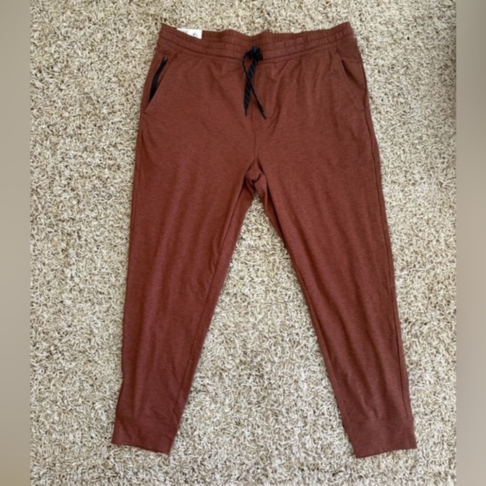 NWT Members Mark Favorite Soft Jogger XL - Rust Brown